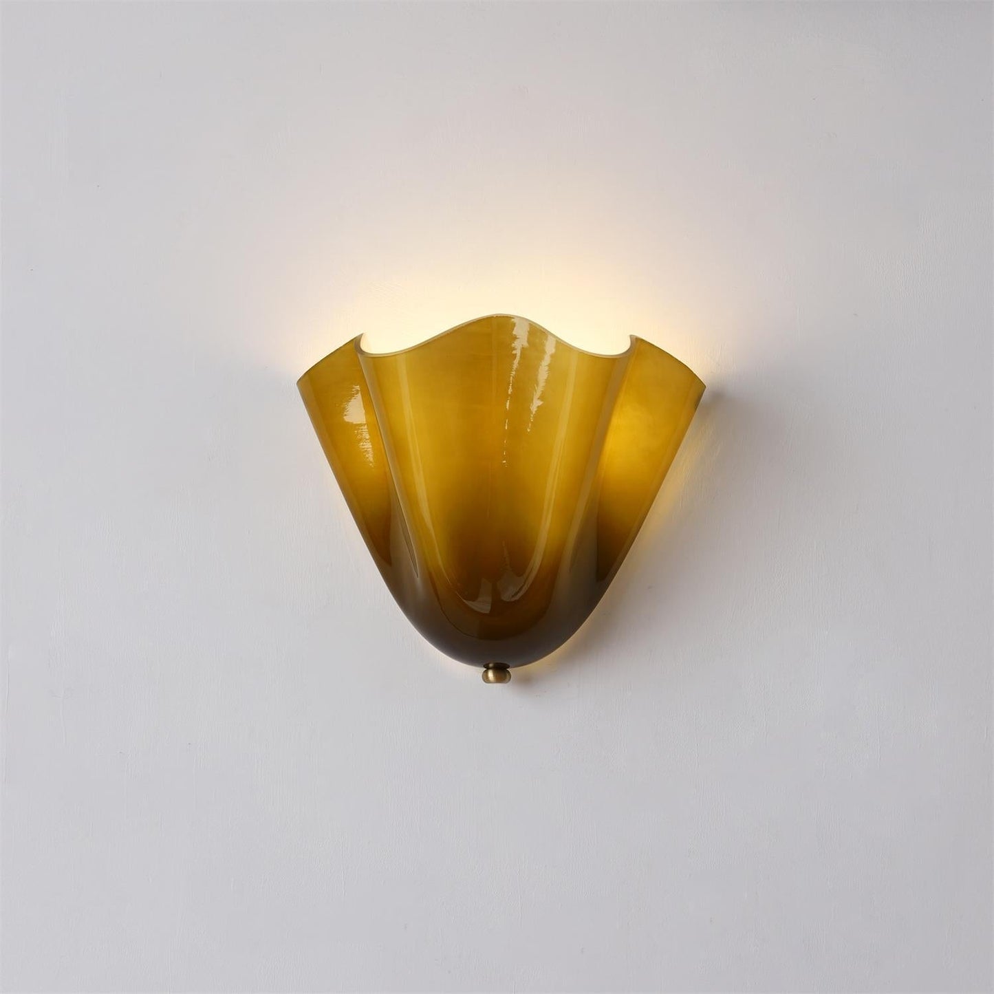 Iriax - Glazen Waaier Wandlamp