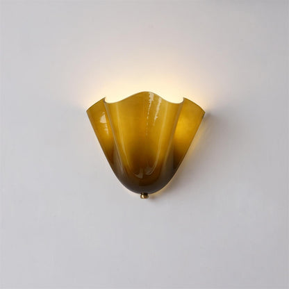 Iriax - Glazen Waaier Wandlamp