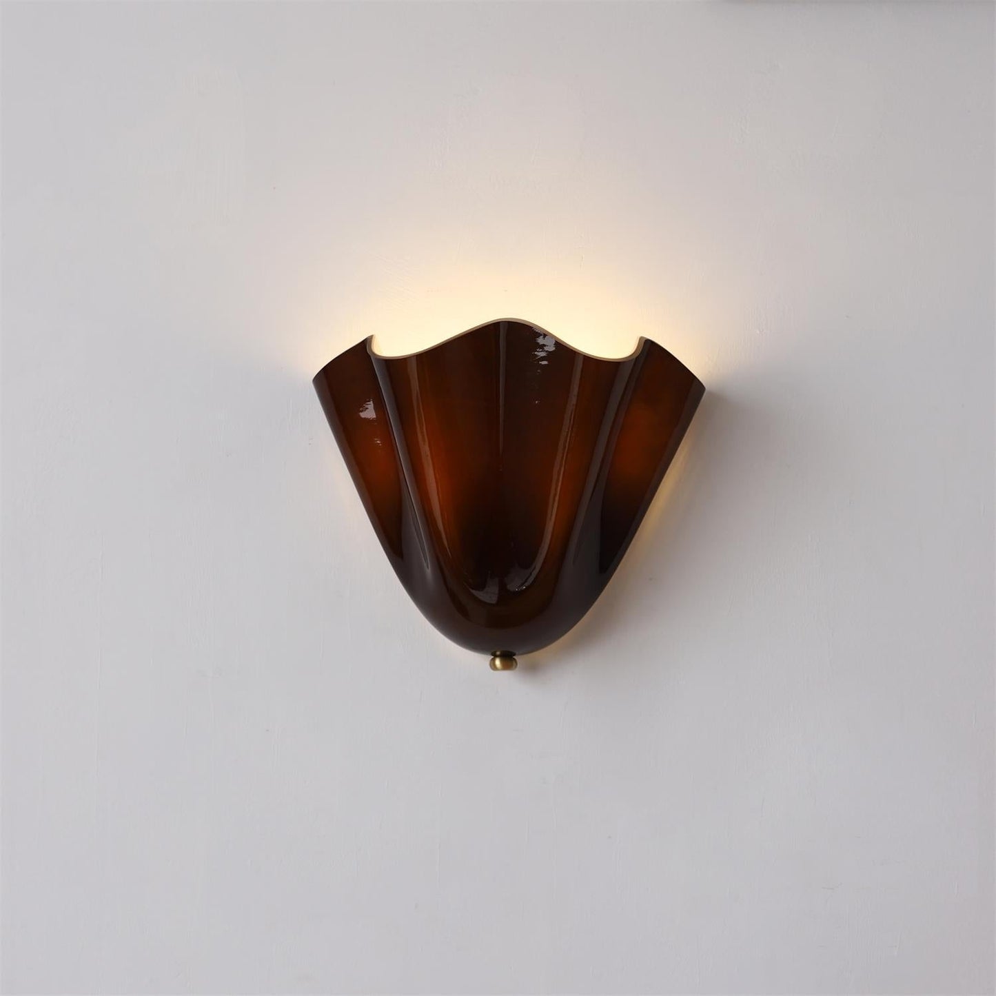 Iriax - Glazen Waaier Wandlamp