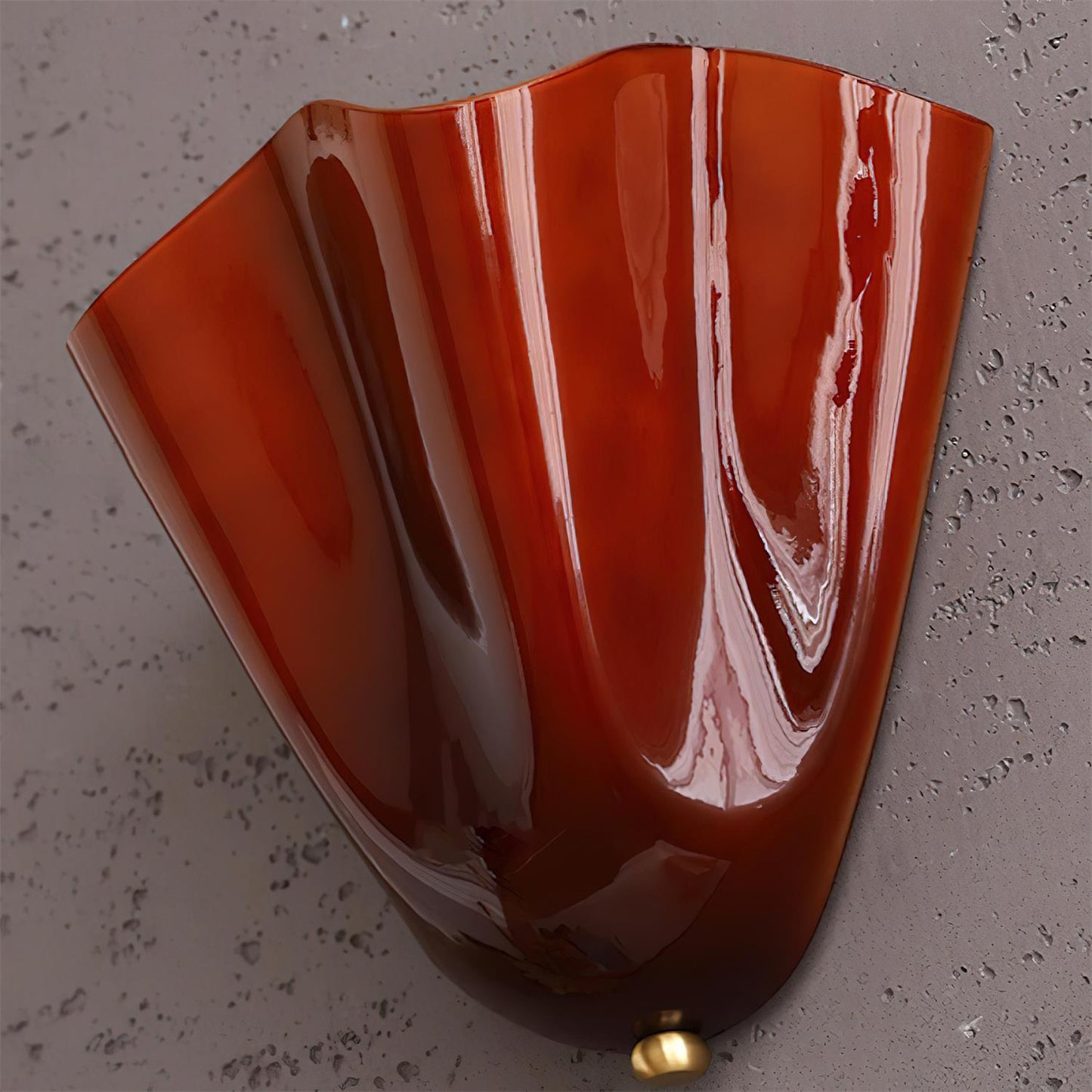 Iriax - Glazen Waaier Wandlamp
