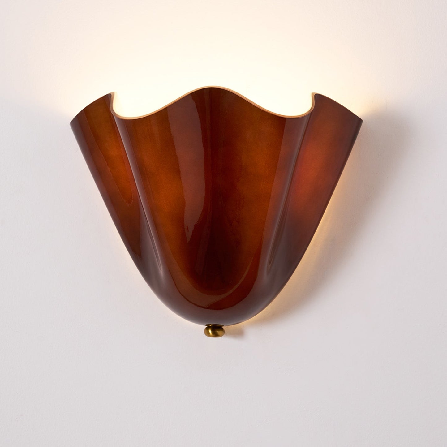 Iriax - Glazen Waaier Wandlamp