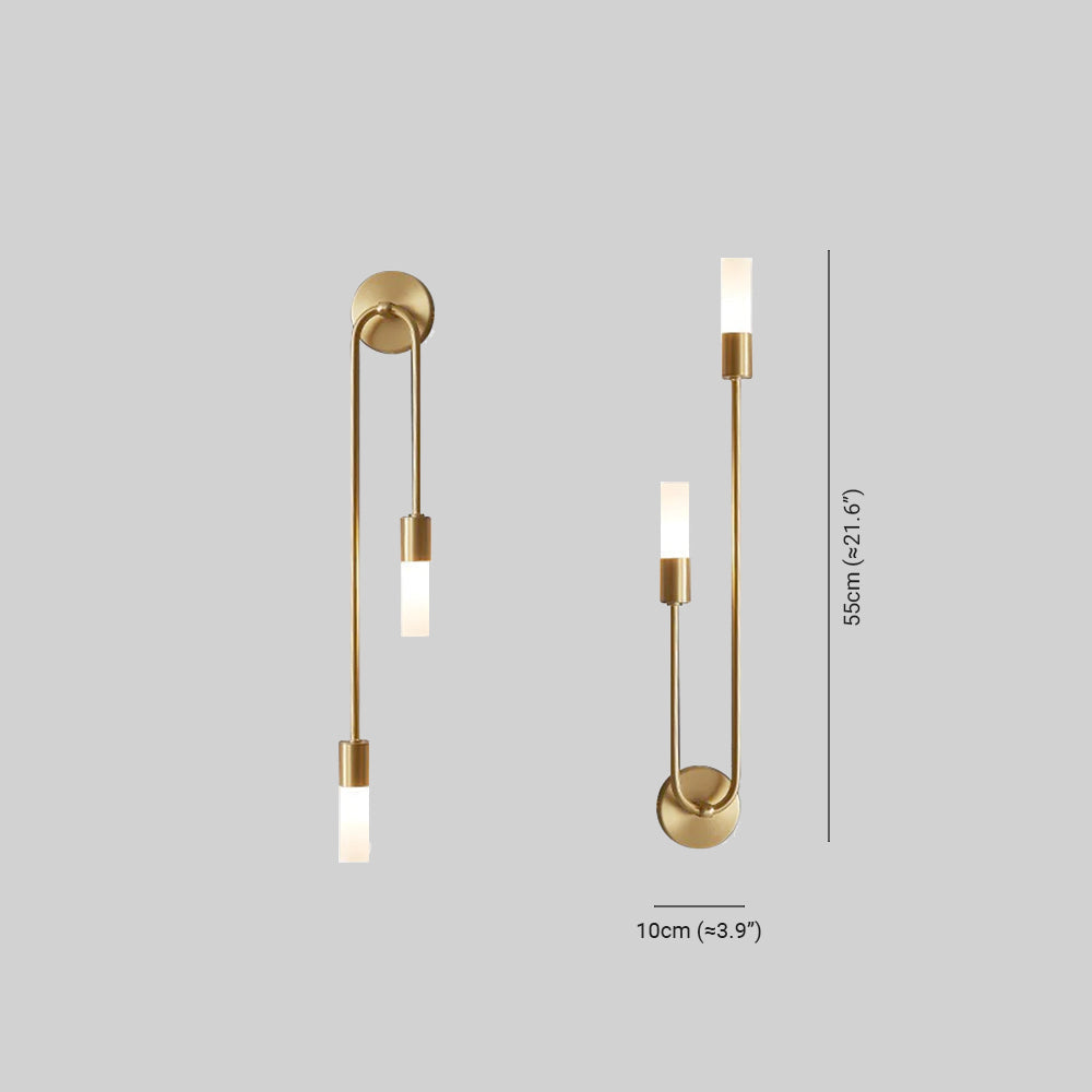 Vinge - Wandlamp 2 Lichts Verticaal