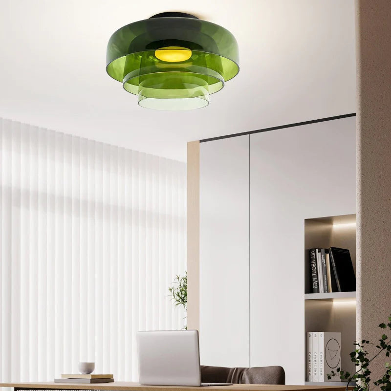 Vino - Glazen Kap Plafondlamp LED