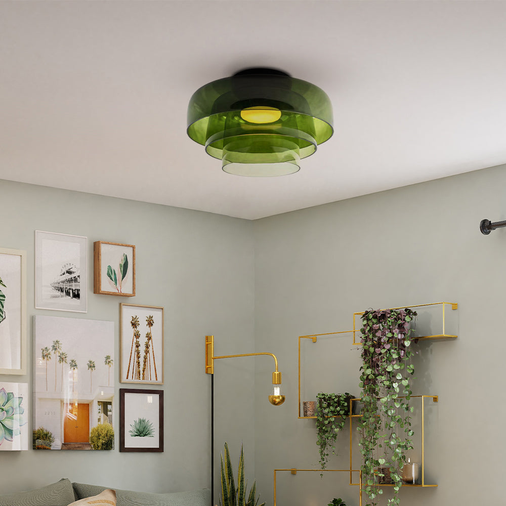 Vino - Glazen Kap Plafondlamp LED