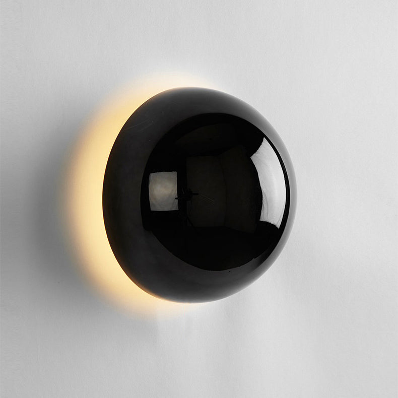 Emino - Glazen Bol Halo Wandlamp