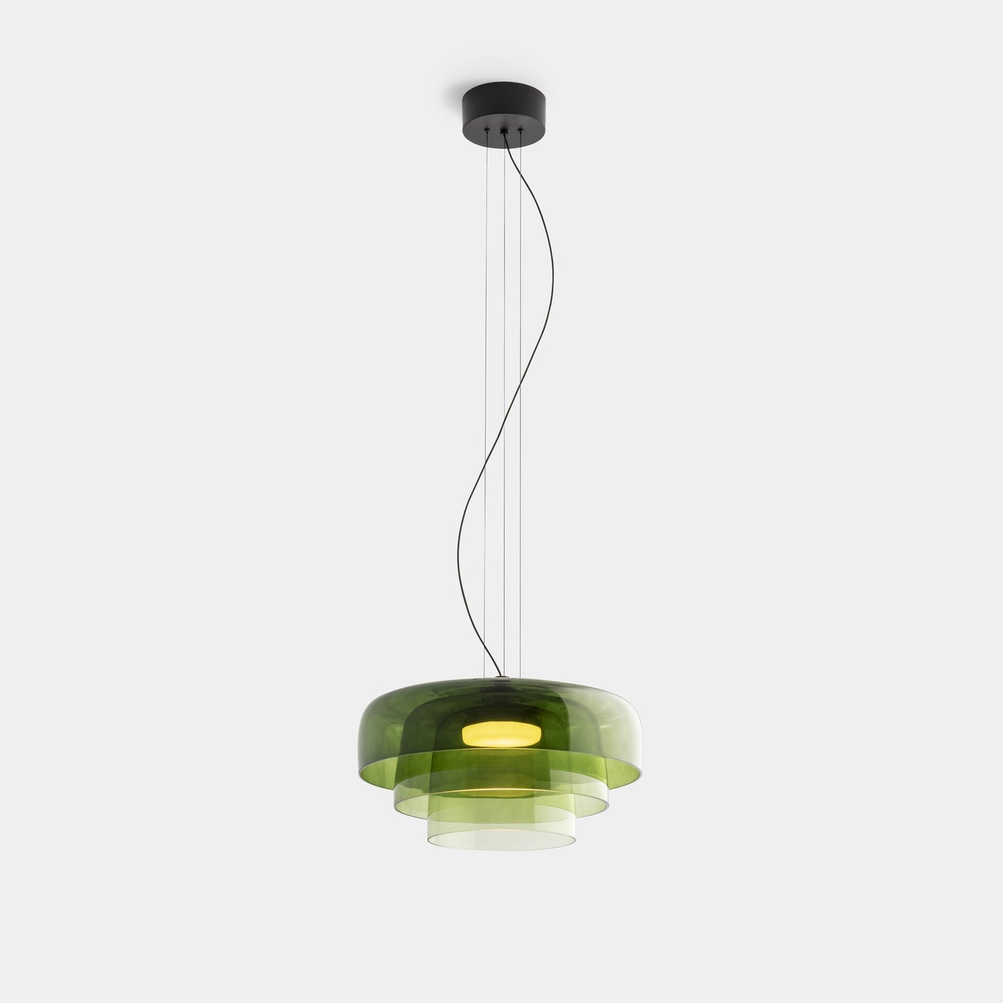 Olin - Gelaagde Glazen LED Hanglamp
