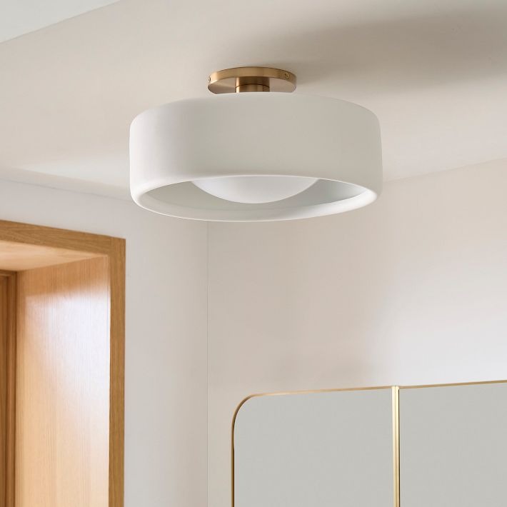 Ivora - Minimalistische Porseleinen Plafondlamp
