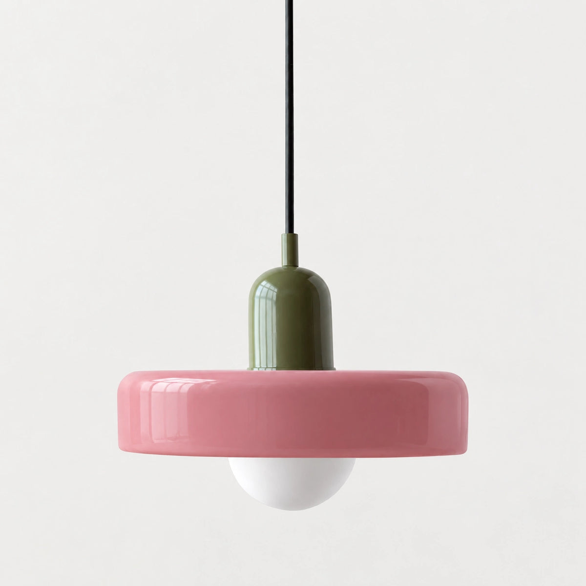 Selva - Bauhaus Retro Hanglamp Gekleurd Glas