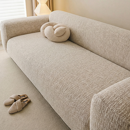 Svea - Chenille Elastische Bankhoes Volledige Bescherming