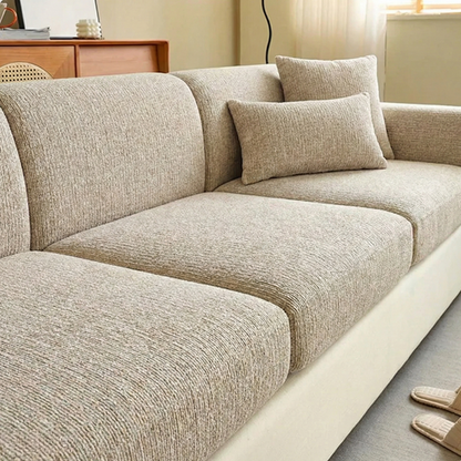 Svea - Chenille Elastische Bankhoes Voor Losse Kussens