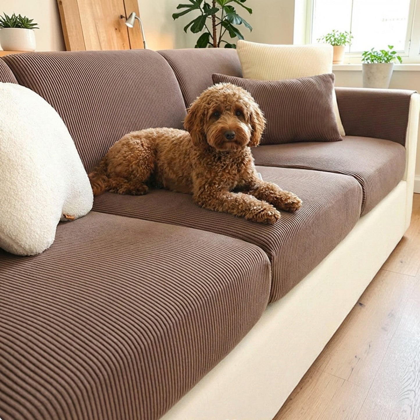 Vika - Elastische Bankhoes Voor Losse Kussens