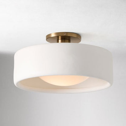 Ivora - Minimalistische Porseleinen Plafondlamp