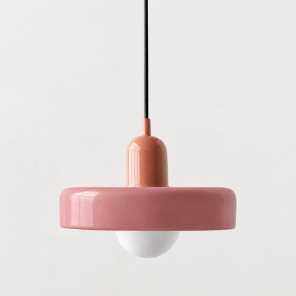 Selva - Bauhaus Retro Hanglamp Gekleurd Glas