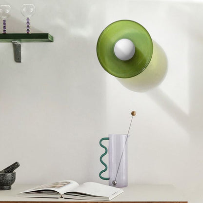 Olea - Glazen Design Plafondlamp en Wandlamp
