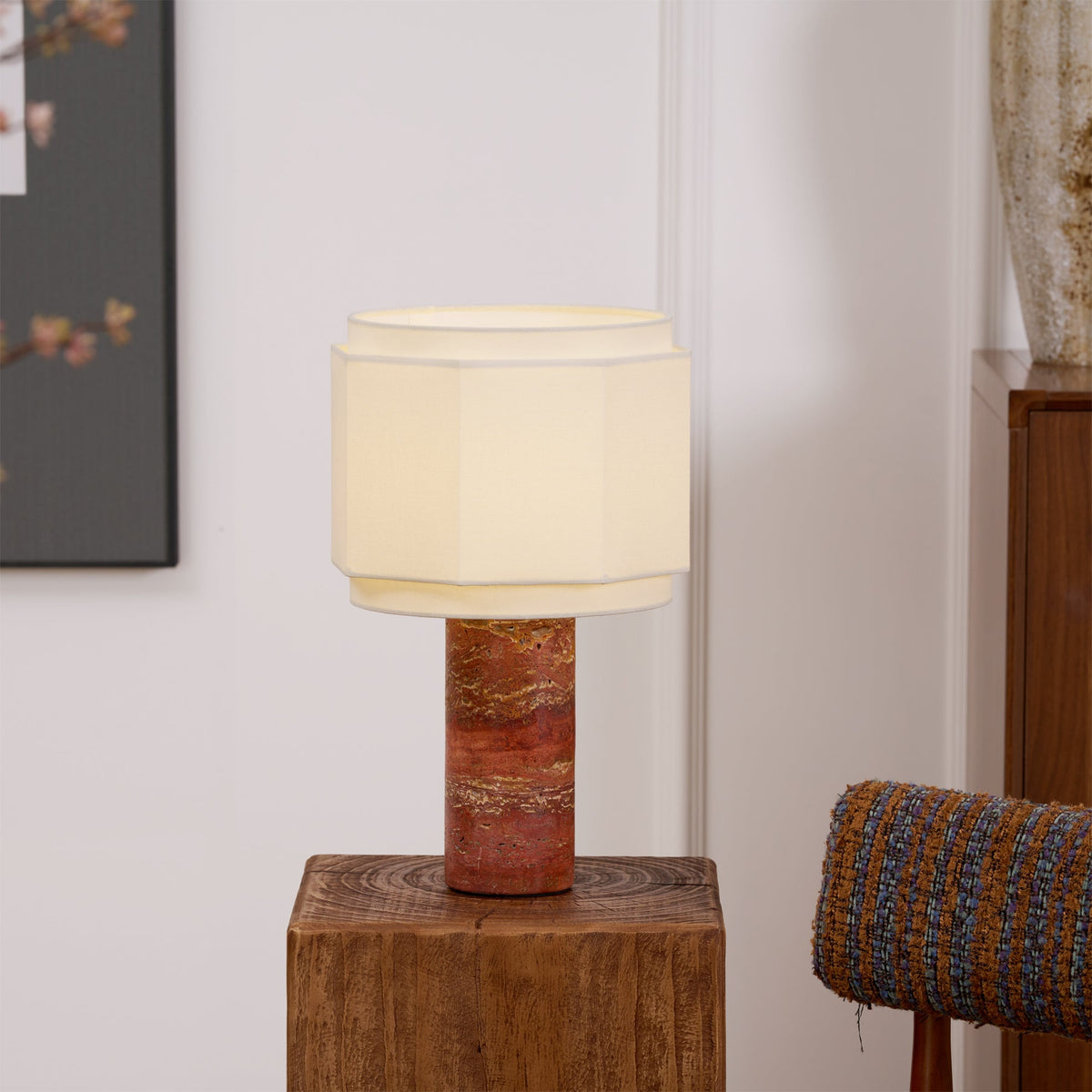 Elske - Moderne Tafellamp Steen Terracotta