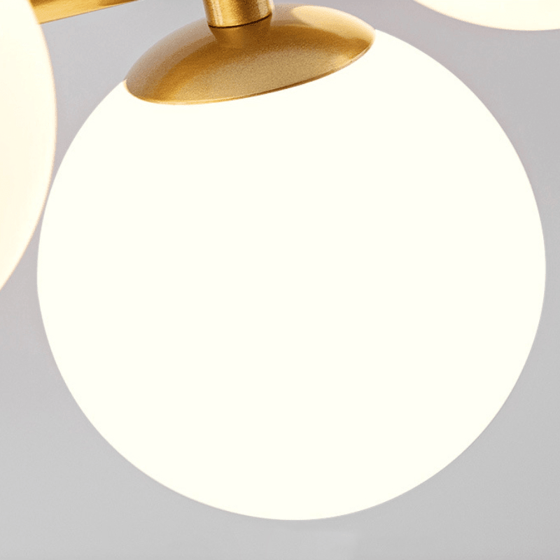 Ivelo - Lineaire Hanglamp met Glazen Bollen
