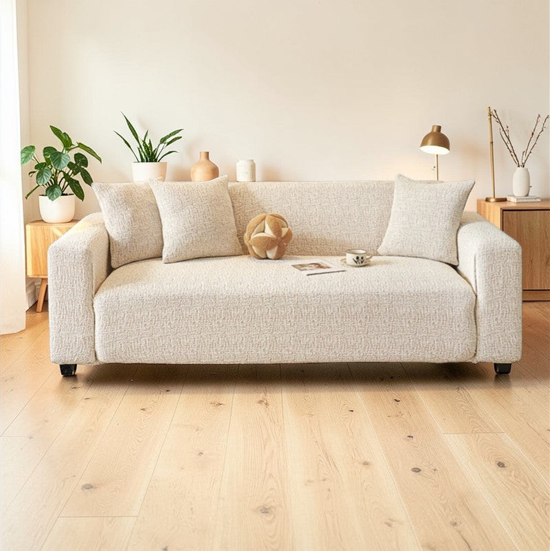 Svea - Chenille Elastische Bankhoes Volledige Bescherming