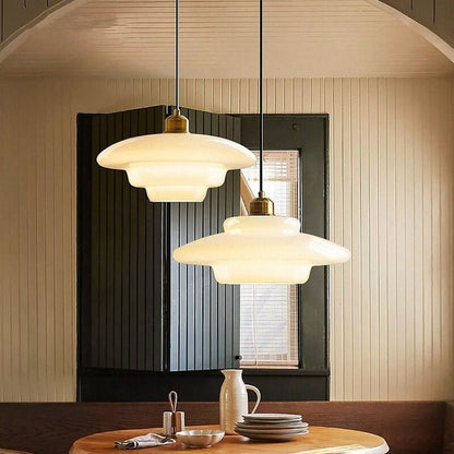 Isemi - Melkwitte Glazen Hanglamp