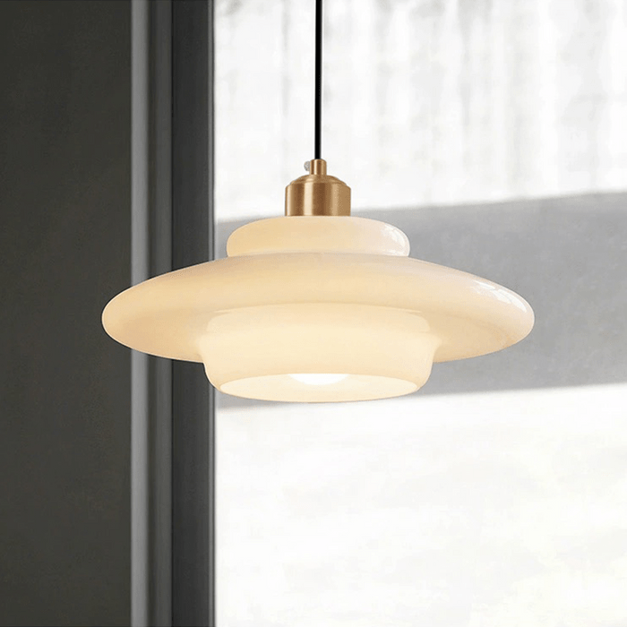 Isemi - Melkwitte Glazen Hanglamp