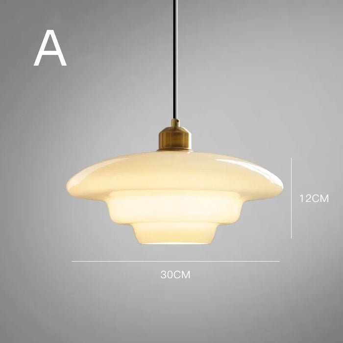Isemi - Melkwitte Glazen Hanglamp