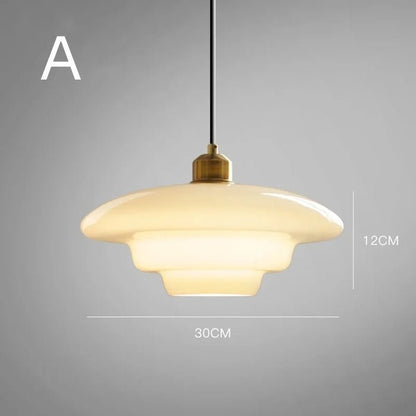 Isemi - Melkwitte Glazen Hanglamp