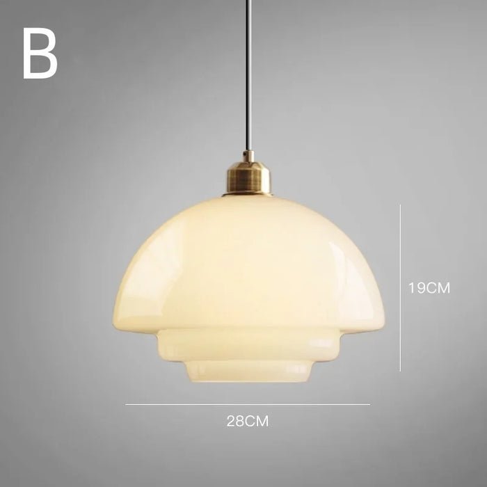 Isemi - Melkwitte Glazen Hanglamp