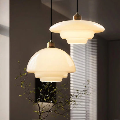 Isemi - Melkwitte Glazen Hanglamp