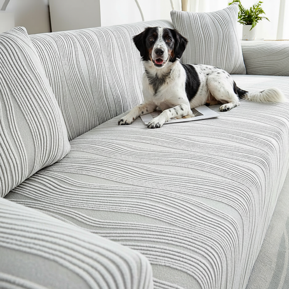 Vora - Jacquard Elastische Bankhoes