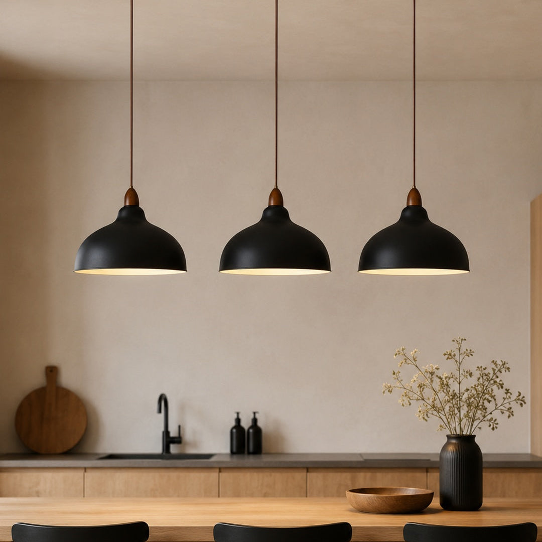 Gry - Scandinavische Hanglamp Koepel Metaal