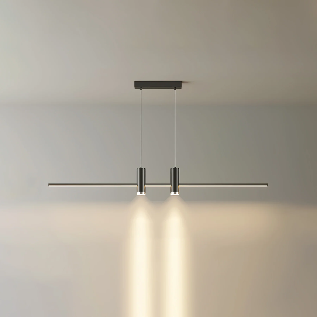 Hanne - Minimalistische Metalen Hanglamp Lineair LED