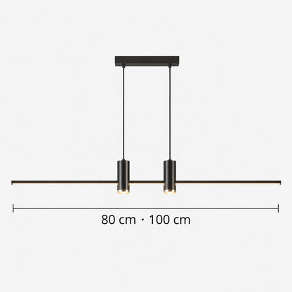 Hanne - Minimalistische Metalen Hanglamp Lineair LED