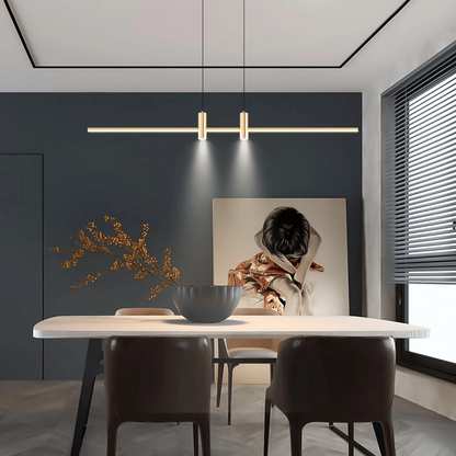Hanne - Minimalistische Metalen Hanglamp Lineair LED