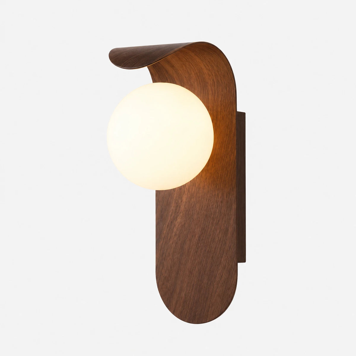 Hulda - Moderne Wandlamp Houtlook Bol