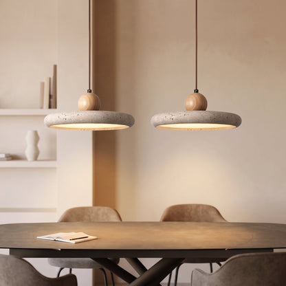 Iben - Hanglamp Travertin Rond LED