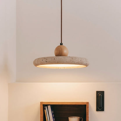 Iben - Hanglamp Travertin Rond LED