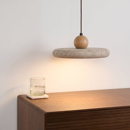 Iben - Hanglamp Travertin Rond LED
