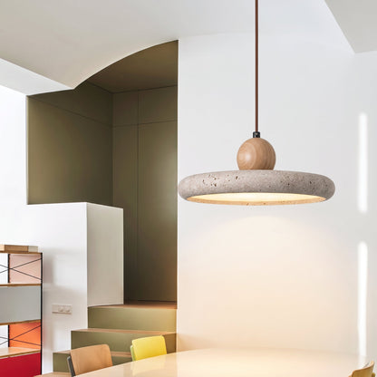 Iben - Hanglamp Travertin Rond LED