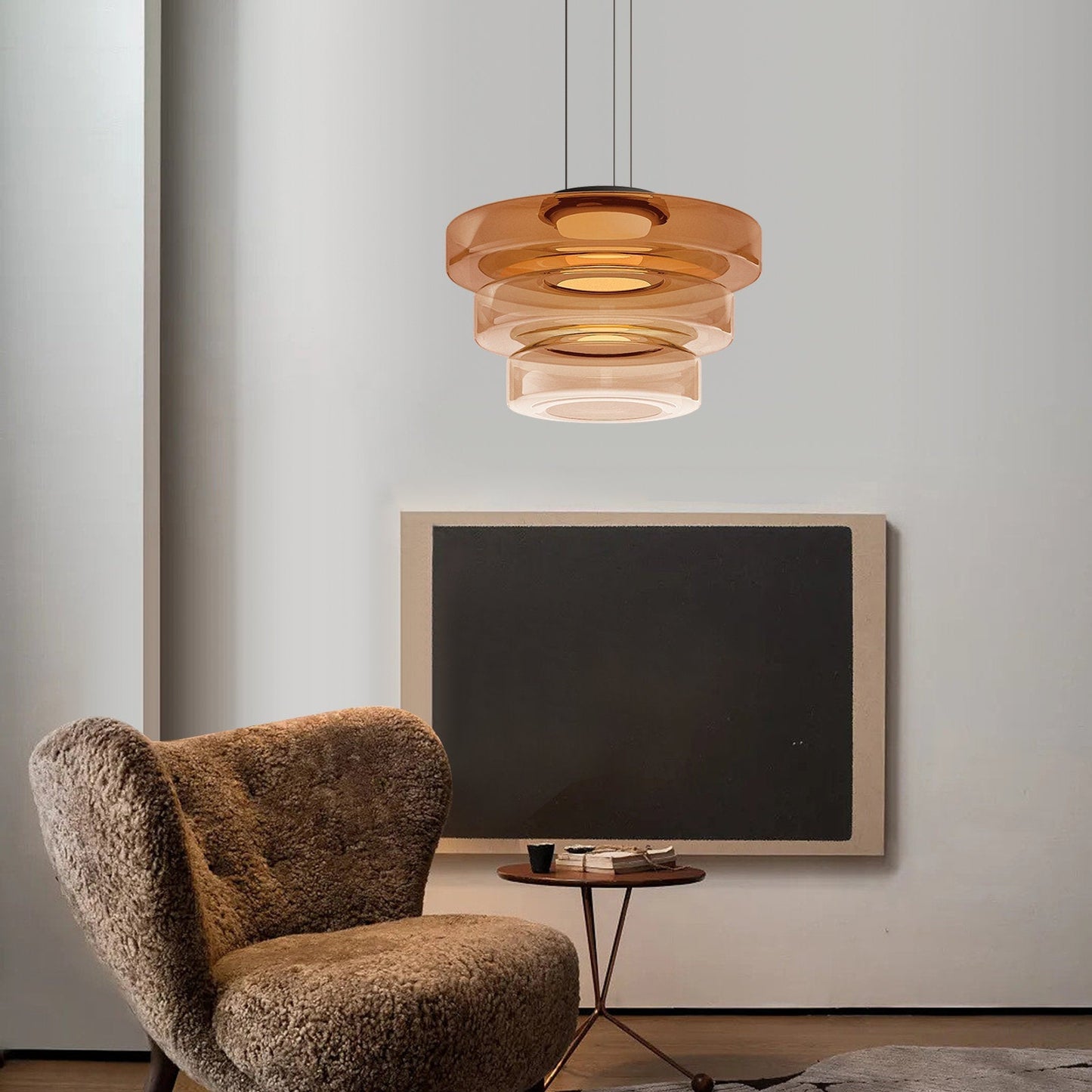 Lumor - Glazen Hanglamp in Bauhaus stijl