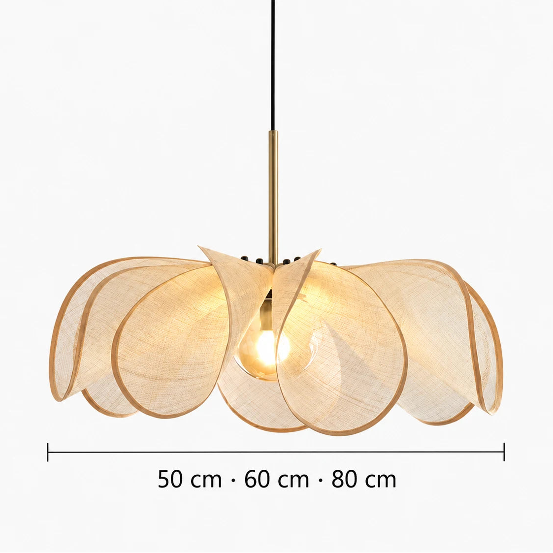 Lilja - Wabi Sabi Stoffen Hanglamp Bloemvorm