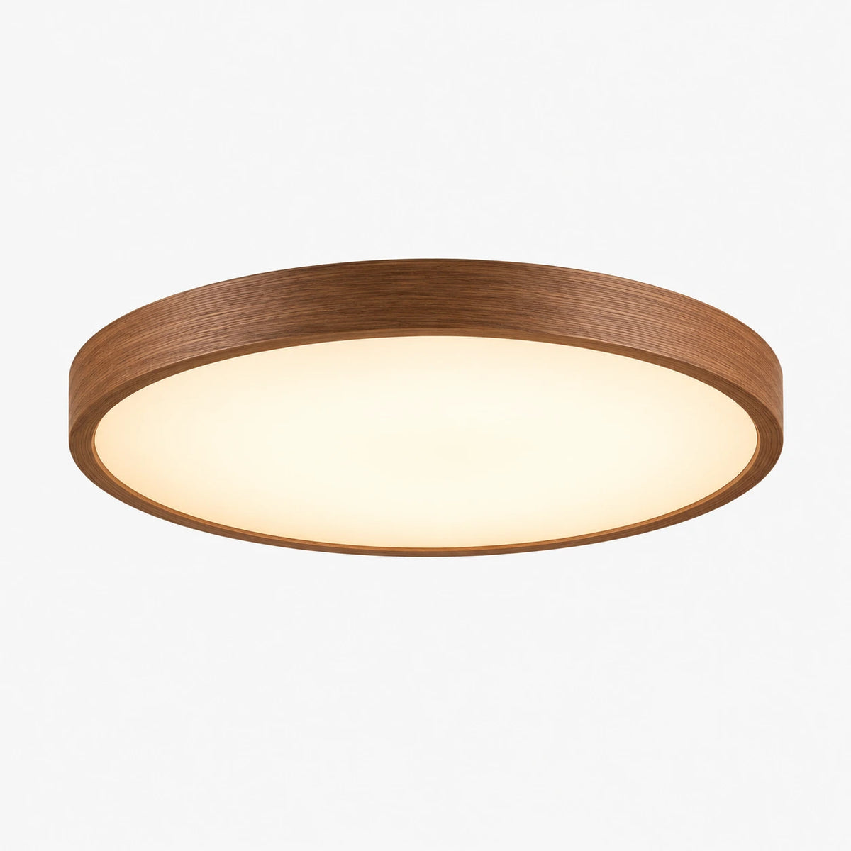 Inga - Plafondlamp Houtnerf LED Rond