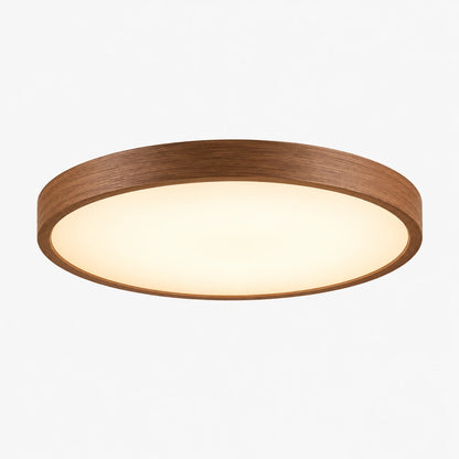 Inga - Plafondlamp Houtnerf LED Rond