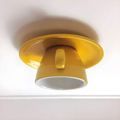 Juna - Keramische Plafondlamp Koffiekopje