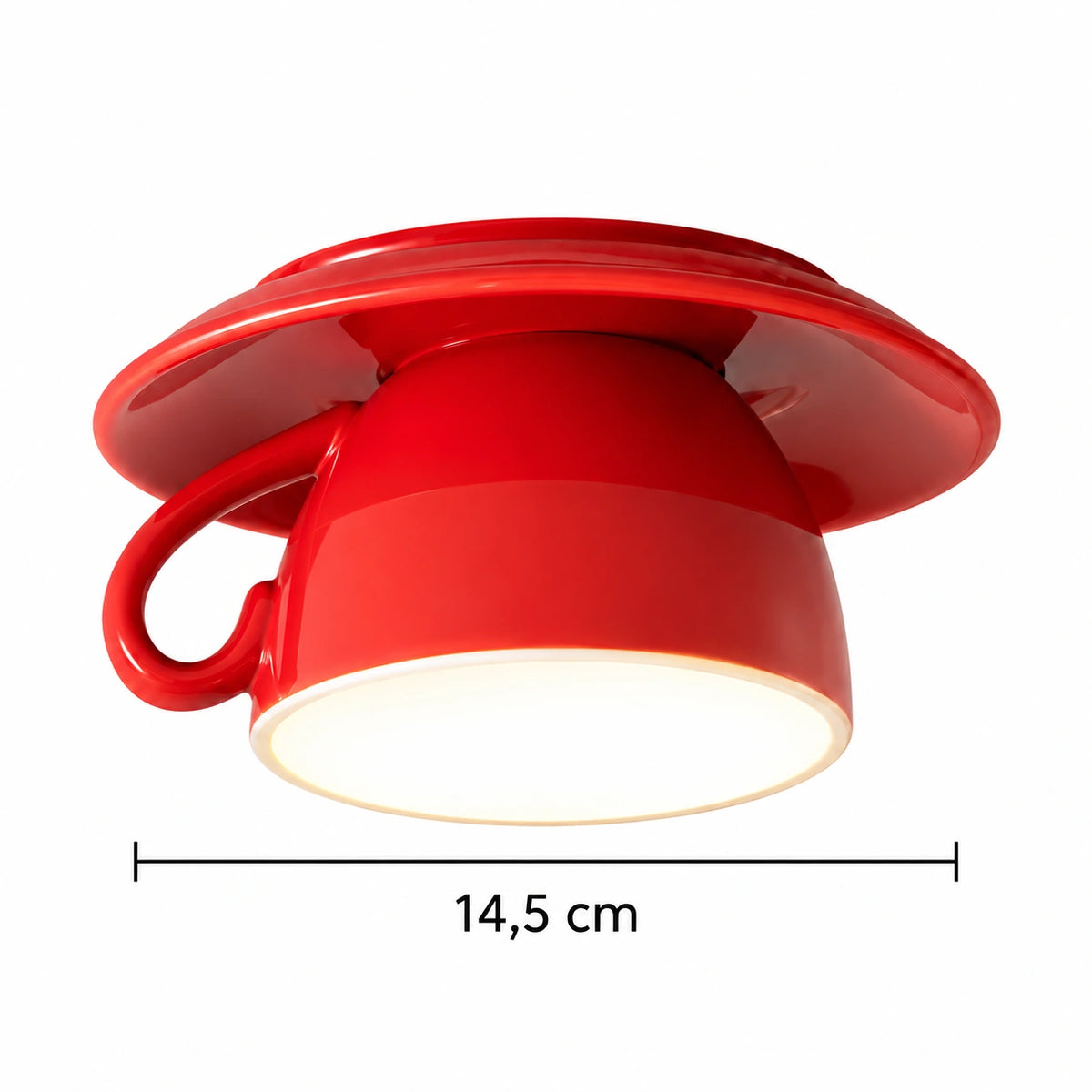 Juna - Keramische Plafondlamp Koffiekopje