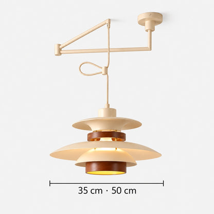 Kirsa - Scandinavische Metalen Hanglamp Gelaagd