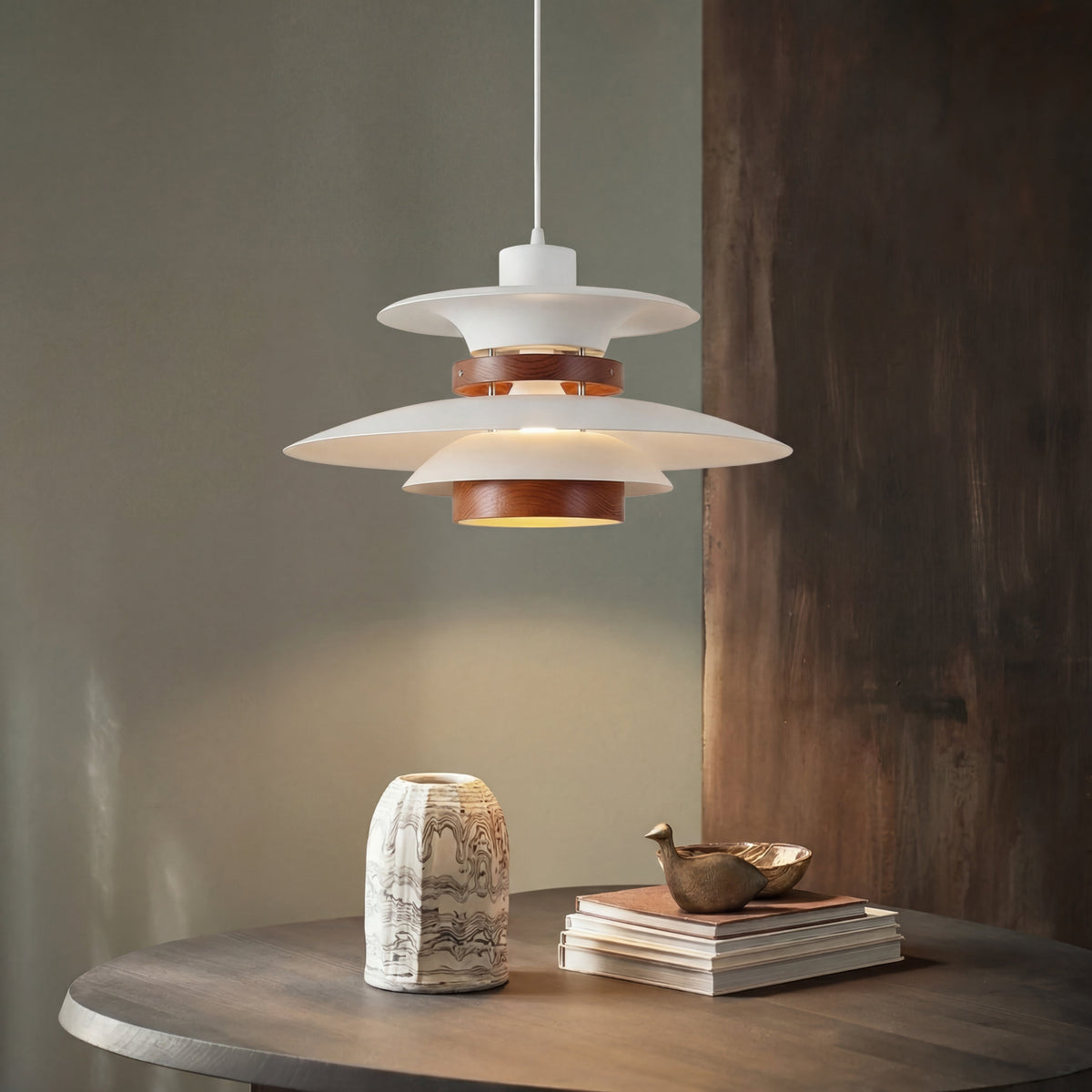 Kirsa - Scandinavische Metalen Hanglamp Gelaagd