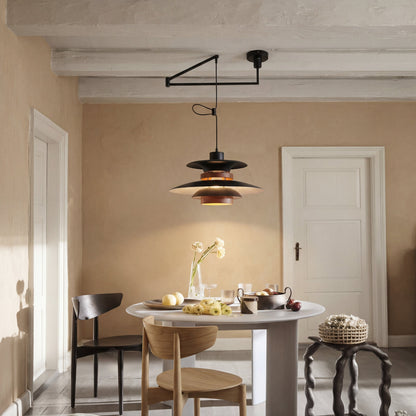 Kirsa - Scandinavische Metalen Hanglamp Gelaagd