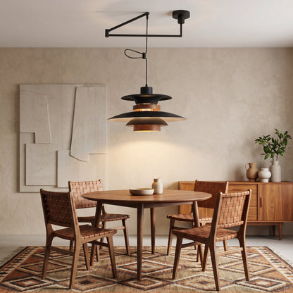 Kirsa - Scandinavische Metalen Hanglamp Gelaagd