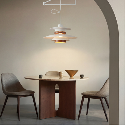Kirsa - Scandinavische Metalen Hanglamp Gelaagd