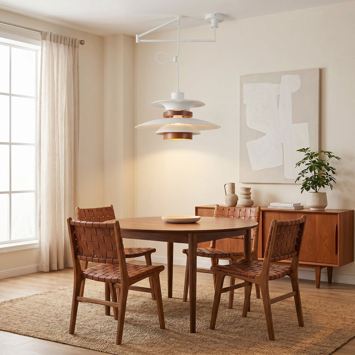 Kirsa - Scandinavische Metalen Hanglamp Gelaagd