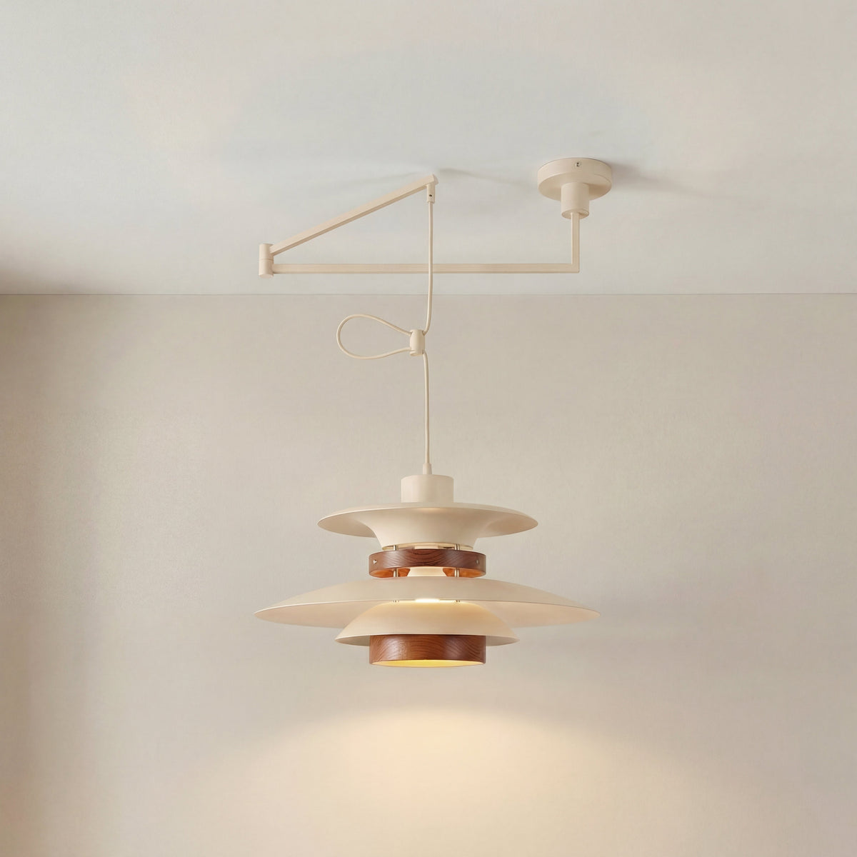 Kirsa - Scandinavische Metalen Hanglamp Gelaagd